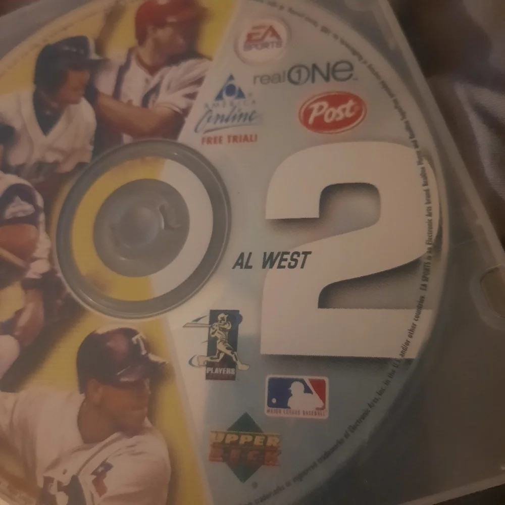 2003 Post MLB Baseball AL West CD #2 - EA Sports - Upper Deck CD-ROM W/Game